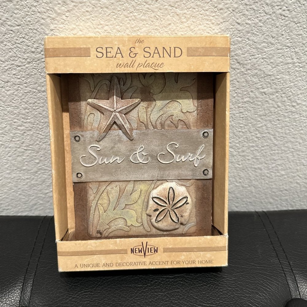 Wall Plaque - The Sea & Sand - New View